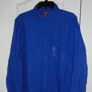 Arizona Jean Co Men’s Blue Long Sleeve Shirt L New